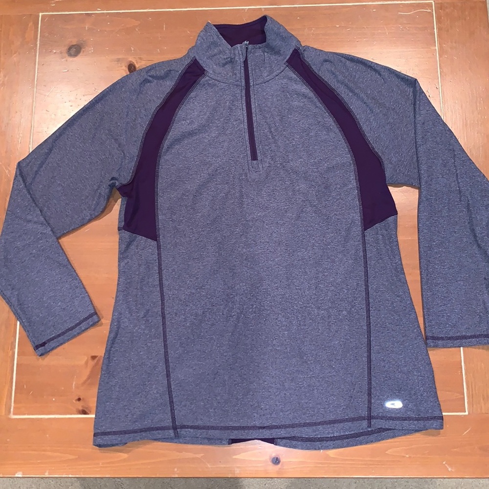 Women’s Champion Large Purple 1/4 Zip Pullover